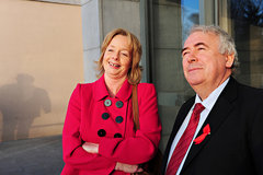 Nessa and Joe - Nessa Childers MEP Ireland East and Labour's Spokesperson on Europe Joe Costello TD